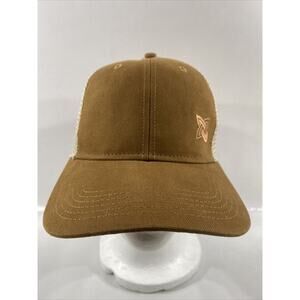 Dri-Duck Khaki Snapback Trucker Cap Hat Adjustable Casual Outdoor